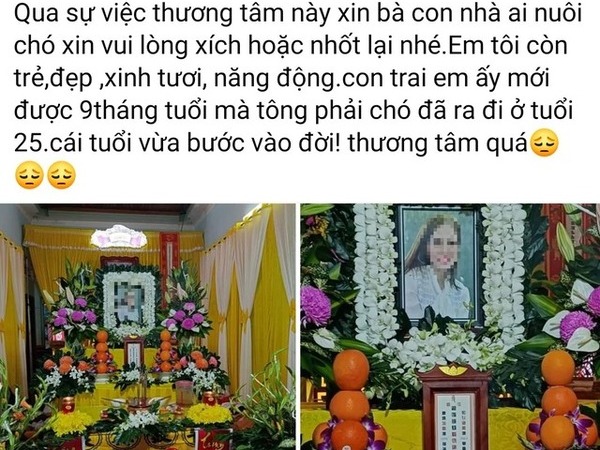Xót xa cô gái trẻ tử vong vì tông trúng chó thả rông