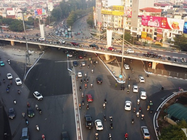Hà Nội chính thức điều chỉnh giao thông tại nút giao Ngã Tư Sở