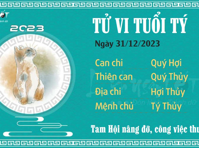 Tử vi chủ nhật ngày 31/12/2023 của 12 con giáp: Mão phát huy, Tị bao đồng