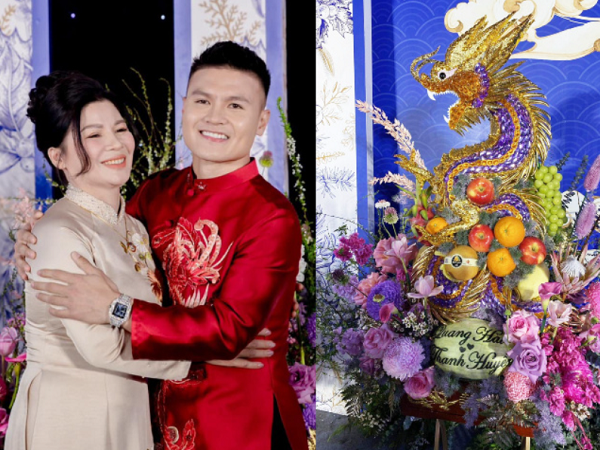 So kè dàn tráp ăn hỏi cầu kỳ của dàn cầu thủ Việt, dát vàng hay đính đá kỹ đến từng chi tiết, ai chịu chi hơn?