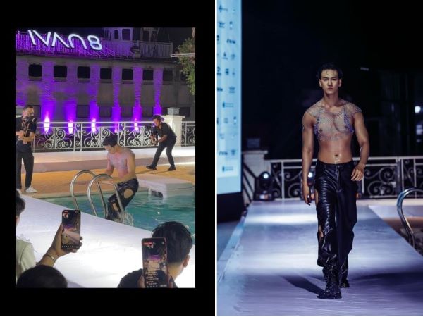 Danh tính nam người mẫu cao 1m90, catwalk ướt át gây sốt mạng xã hội