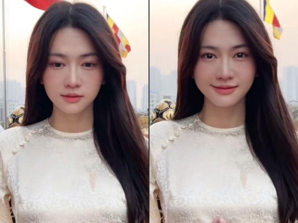 Khoe khoảnh khắc diện áo dài, Lê Bống bất ngờ nhận về lời khen đẹp như AI