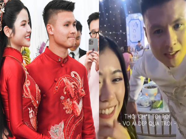 Quang Hải khi cưới Chu Thanh Huyền: 'Biết hạnh phúc thế này anh đã lấy vợ sớm hơn'