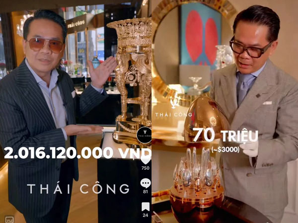 Thái Công lập kênh bán hàng online, dân mạng điểm lại loạt sản phẩm giá 'trên trời'