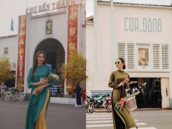 Giới trẻ 2 miền chen chân chụp ảnh áo dài đón Tết, 'cô hai, mợ ba' xuất hiện khắp muôn nơi