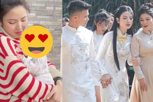 Mẹ Quang Hải khoe gọi video với Chu Thanh Huyền, năm giây hé lộ quan hệ mẹ chồng - nàng dâu đời thực