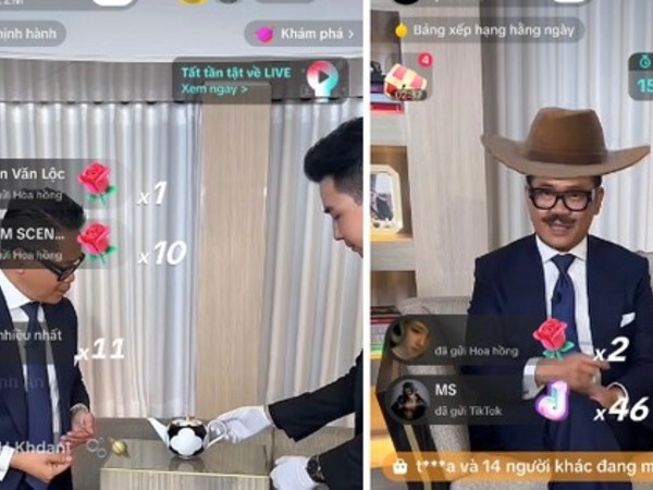 Người xem 'mắt chữ A, mồm chữ O' khi xem NTK Thái Công livestream bán hàng xa xỉ