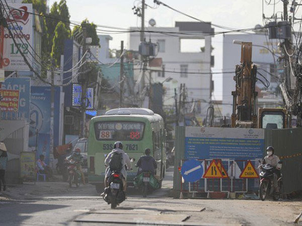 TPHCM dừng thi công đào đường 15 ngày trong dịp Tết Nguyên đán