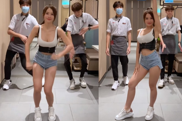 Ăn vận gợi cảm rồi nhảy tại quán lẩu, hot girl bị 'săn' info ngay lập tức