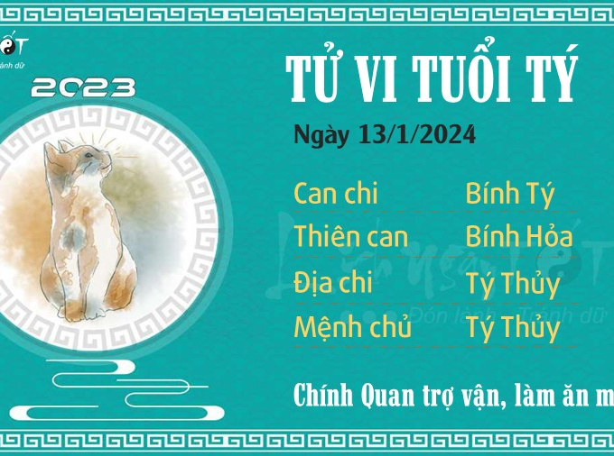 Tử vi thứ 7 ngày 13/1/2024 của 12 con giáp: Tị khó chịu, Thân sống tình cảm
