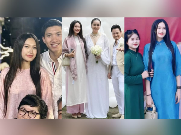 Doãn Hải My ưa chuộng diện áo dài, xách túi trăm triệu đi ăn cưới cùng Văn Hậu: Đẹp, sang, khéo che vòng 2 giữa nghi vấn có tin vui