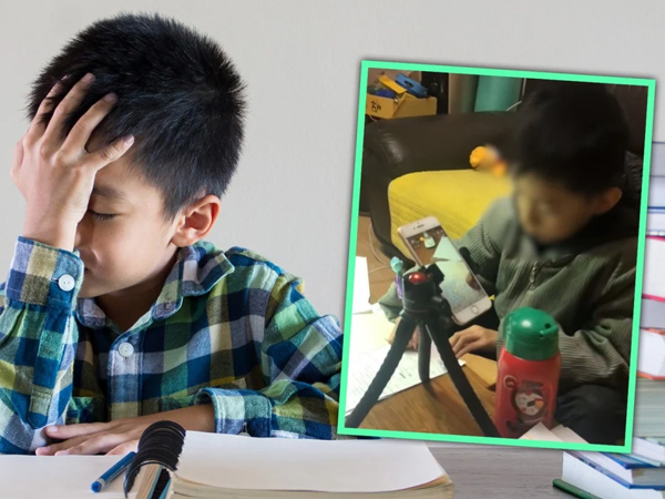 Mẹ livestream cảnh con trai học bài để nhờ cư dân mạng theo dõi
