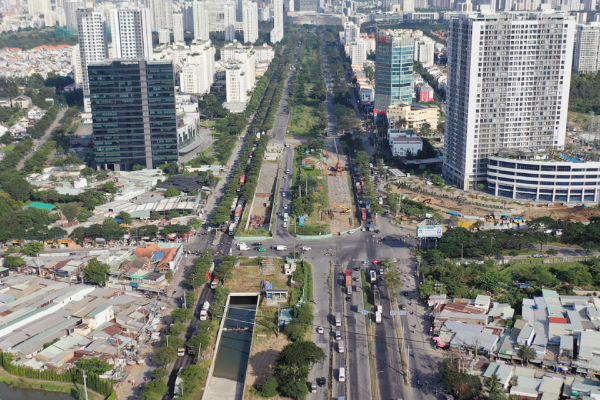 Đóng nút giao cửa ngõ Nam Sài Gòn để thi công dự án hầm chui
