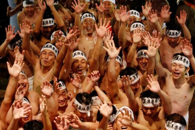 Phụ nữ Nhật Bản lần đầu được tham gia lễ hội khỏa thân