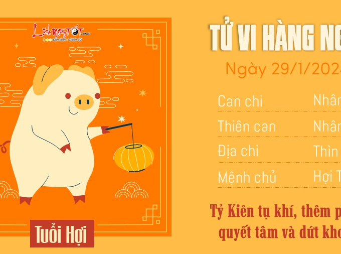 Tử vi thứ 2 ngày 29/1/2024 của 12 con giáp: Mão gặp rắc rối, Ngọ đón lộc lá