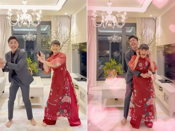 'Cựu's Táo Y tế Vân Dung hé lộ căn hộ tone trắng tinh tế, ngập tràn không khí Tết qua một chi tiết