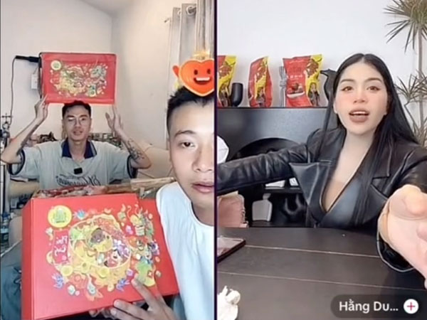 Hằng Du Mục là ai mà 'khuấy đảo' livestream của Quang Linh Vlogs, giúp bán nghìn đơn set quà Tết?