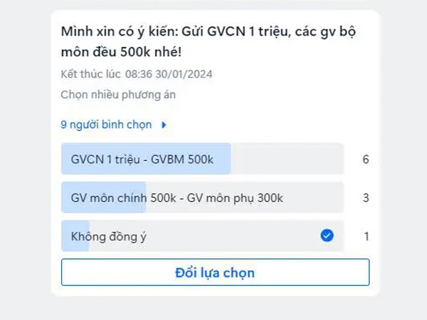 Bức xúc với yêu cầu trích quỹ lớp để lì xì Tết giáo viên, một phụ huynh gay gắt: 'Lần này, mình quyết làm đến cùng!'
