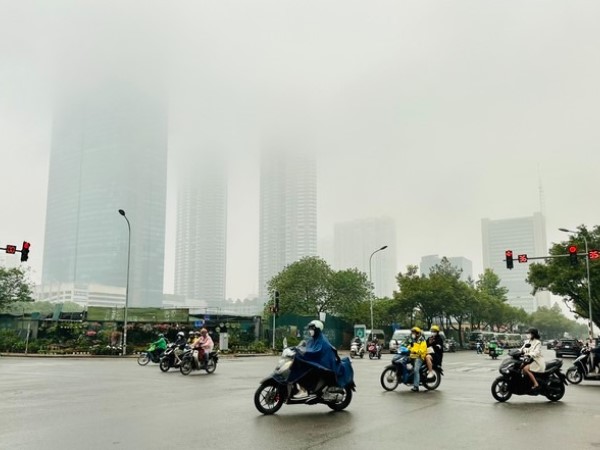 Miền Bắc sương mù, mưa phùn kéo dài