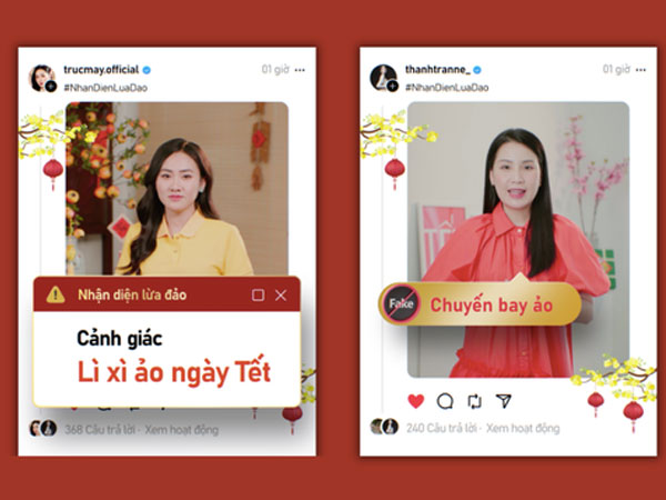 'Click vào đây để nhận lì xì' – coi chừng gặp lừa đảo