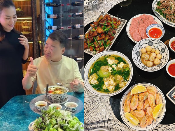 Phương Oanh khoe loạt mâm cơm tự nấu, chồng khó tính cũng phải khen