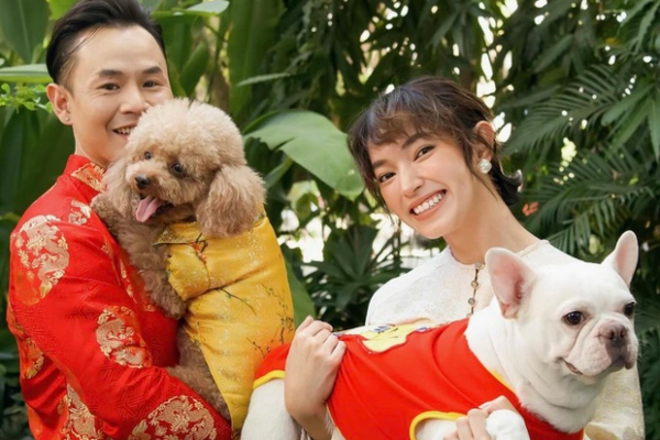Châu Bùi: 'Châu với anh Binz chỉ giành nhau ai tắm cho bé cún thôi'