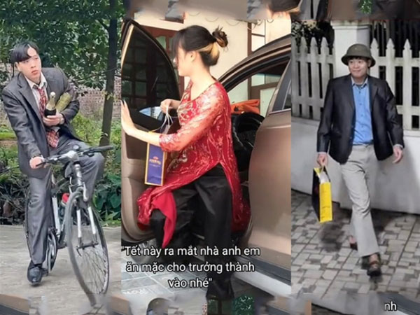 Trend 'ăn mặc trưởng thành ra mắt nhà người yêu' gây bão dịp Tết