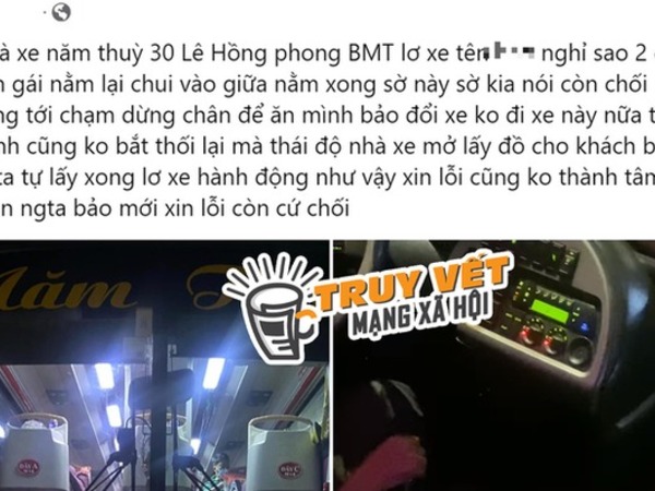 Xôn xao thông tin cô gái 'tố' tài xế xe khách sàm sỡ