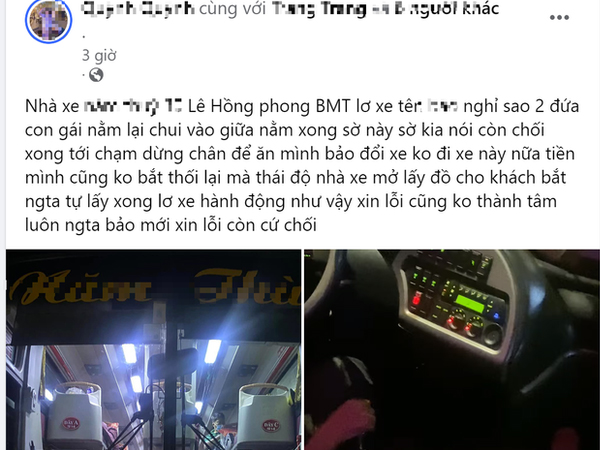 Diễn biến mới vụ cô gái 'tố' tài xế xe khách sàm sỡ