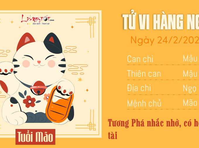 Tử vi thứ 7 ngày 24/2/2024 của 12 con giáp: RẰM tháng Giêng tuổi nào có lộc?