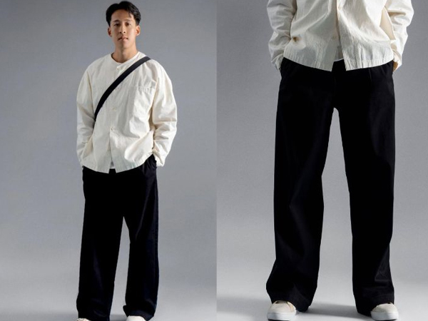 Bí kíp lên đồ sành điều với quần kaki ống rộng cho nam
