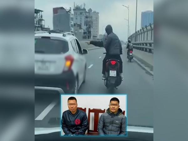 Hà Nội: Triệu tập hai thanh niên lạng lách, đánh người trên đường vành đai 2