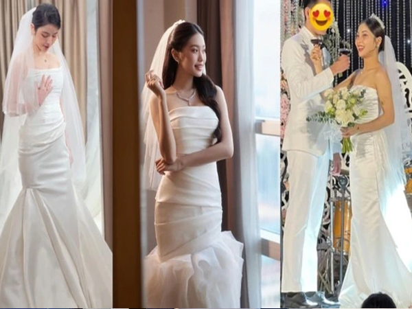 Loạt váy cưới 'thị phi' của Chu Thanh Huyền: Hết bị so sánh với Nhật Lê và Doãn Hải My lại vướng vào nhận xét cồng kềnh
