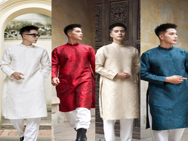 'Bật mí' cách phối quần với áo dài cách tân nam được các nhà thiết kế ưa chuộng