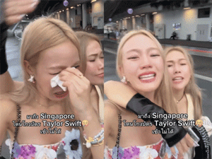 Đu Taylor Swift gặp ngay kiếp nạn vé giả: Hot girl Thái sốc nặng, đứng ngoài vừa khóc nức nở vừa hát theo 'không trượt chữ nào'