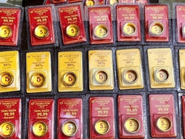 Giá vàng nhẫn tiến sát mốc 69 triệu đồng/lượng