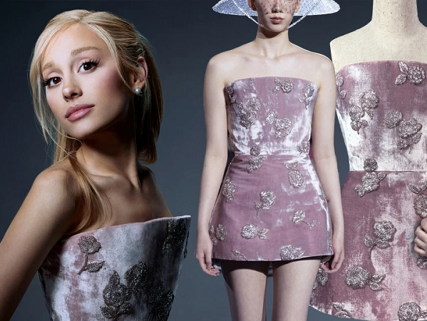 Ariana Grande diện đầm của NTK Trần Hùng lên sóng truyền hình Mỹ