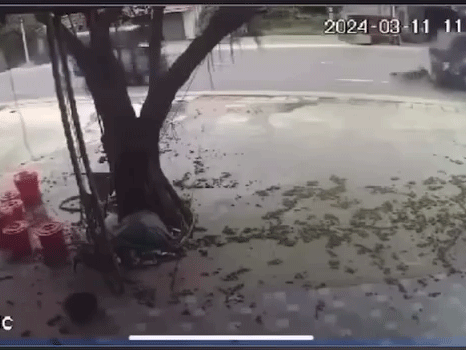 Tai nạn liên hoàn ở Bắc Giang: Camera ghi lại phút kinh hoàng, 2 xe tải kẹp nát xe máy