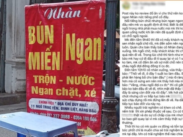 Bún ngan Nhàn đóng cửa sau bài tố mắng chửi khách thậm tệ, hàng xóm và nhân viên tiết lộ thêm nhiều thông tin