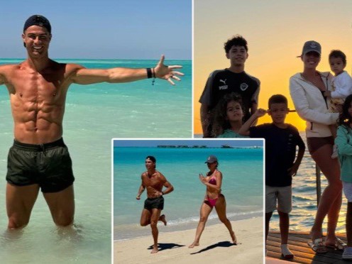 Ronaldo khoe '6 múi', thoải mái du ngoạn cùng bạn gái giữa lúc Al Nassr có biến lớn