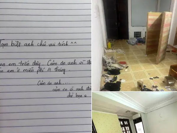 Sự thật sau câu chuyện hai nữ sinh quỵt tiền trọ 4 tháng và để lại bức thư: 'Tạm biệt anh chủ vui tính, bọn em trốn đây'