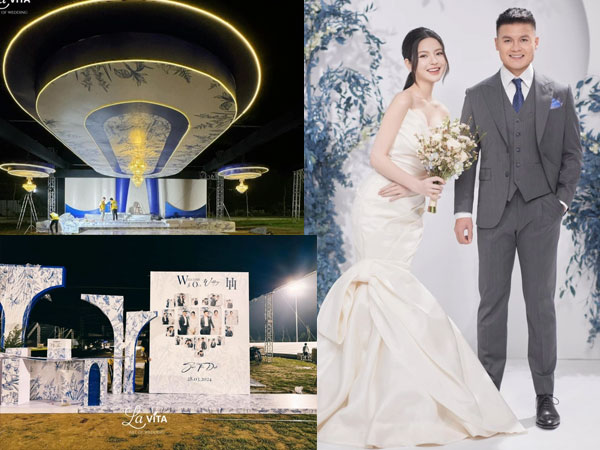 Quang Hải tổ chức đám cưới hoành tráng thế nào: Dựng rạp 2000m2 ở quê, tiệc chính ở khách sạn 5 sao với quy định khắt khe