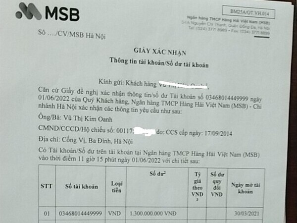 Tiền gửi bị 'bốc hơi', ngân hàng phải chịu trách nhiệm