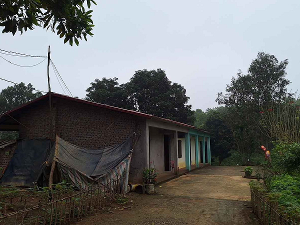 Căn nhà cấp 4 mẹ con nam sinh bị đánh chấn thương sọ não tá túc khi về Phú Thọ