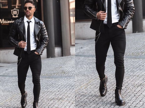 Gợi ý cách phối quần jean với giày boots nam