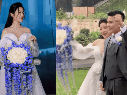 Hoa cưới bị nói 'nhìn như con nuốc Huế', Chu Thanh Huyền đang làm đám cưới phải lên mạng giải thích gấp?