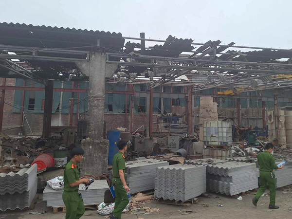 Sau tiếng nổ lớn, 1 người tử vong tại cụm công nghiệp Phú Lâm