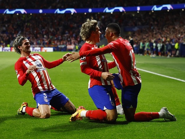 Atletico thắng nghẹt thở Dortmund ở lượt đi tứ kết Cúp C1