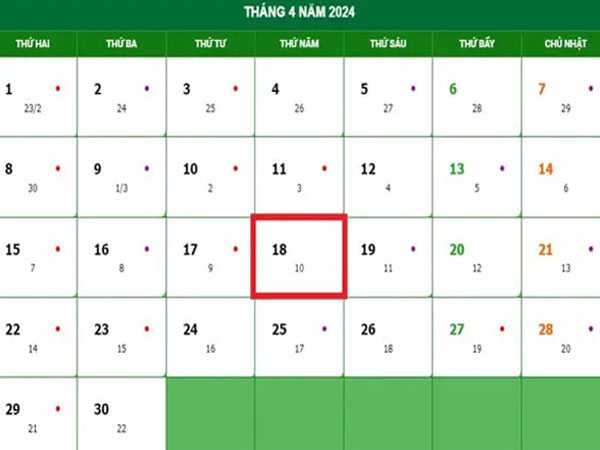 Dịp Giỗ Tổ Hùng Vương 2024, học sinh có được nghỉ liền 4 ngày?