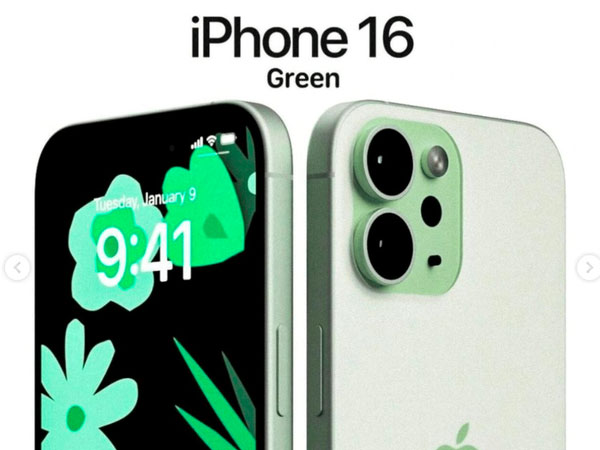 Ngắm iPhone 16 màu xanh lá cây